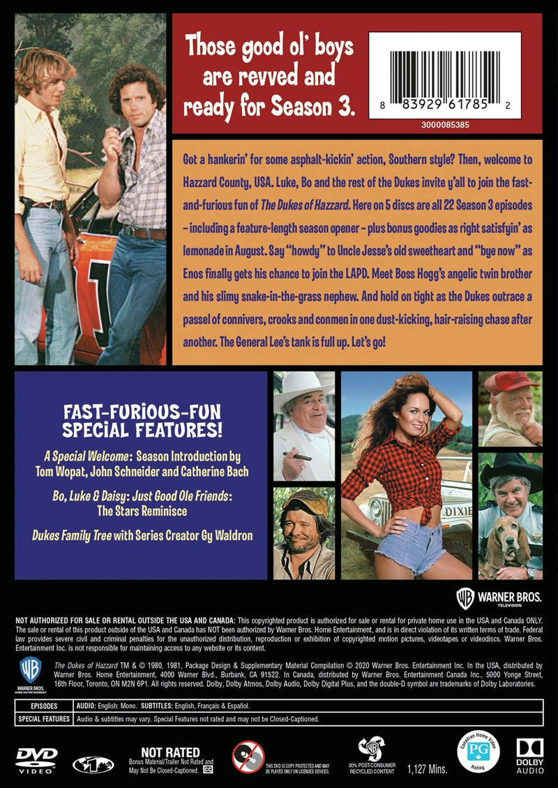 Dukes of Hazzard: The Complete Third Season (DVD New Box Art) [DVD]