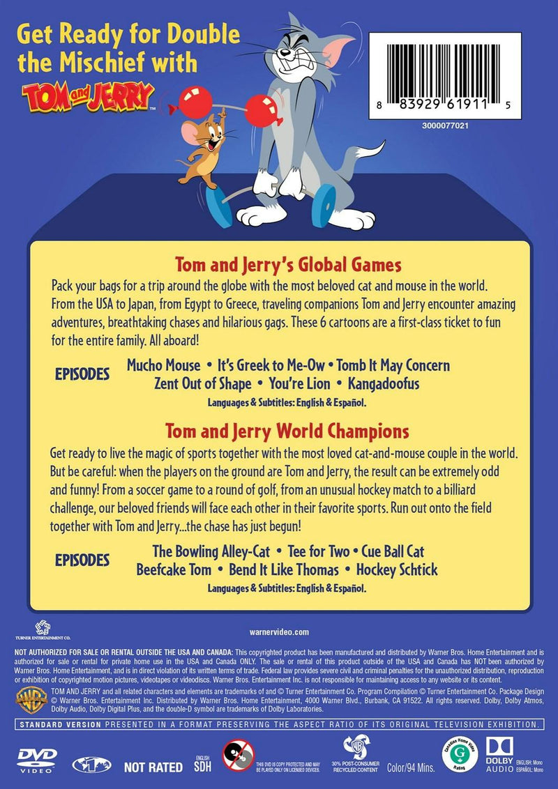 Tom and Jerry: Global Games / Tom and Jerry: World Champions (DVD Double Feature) [DVD]