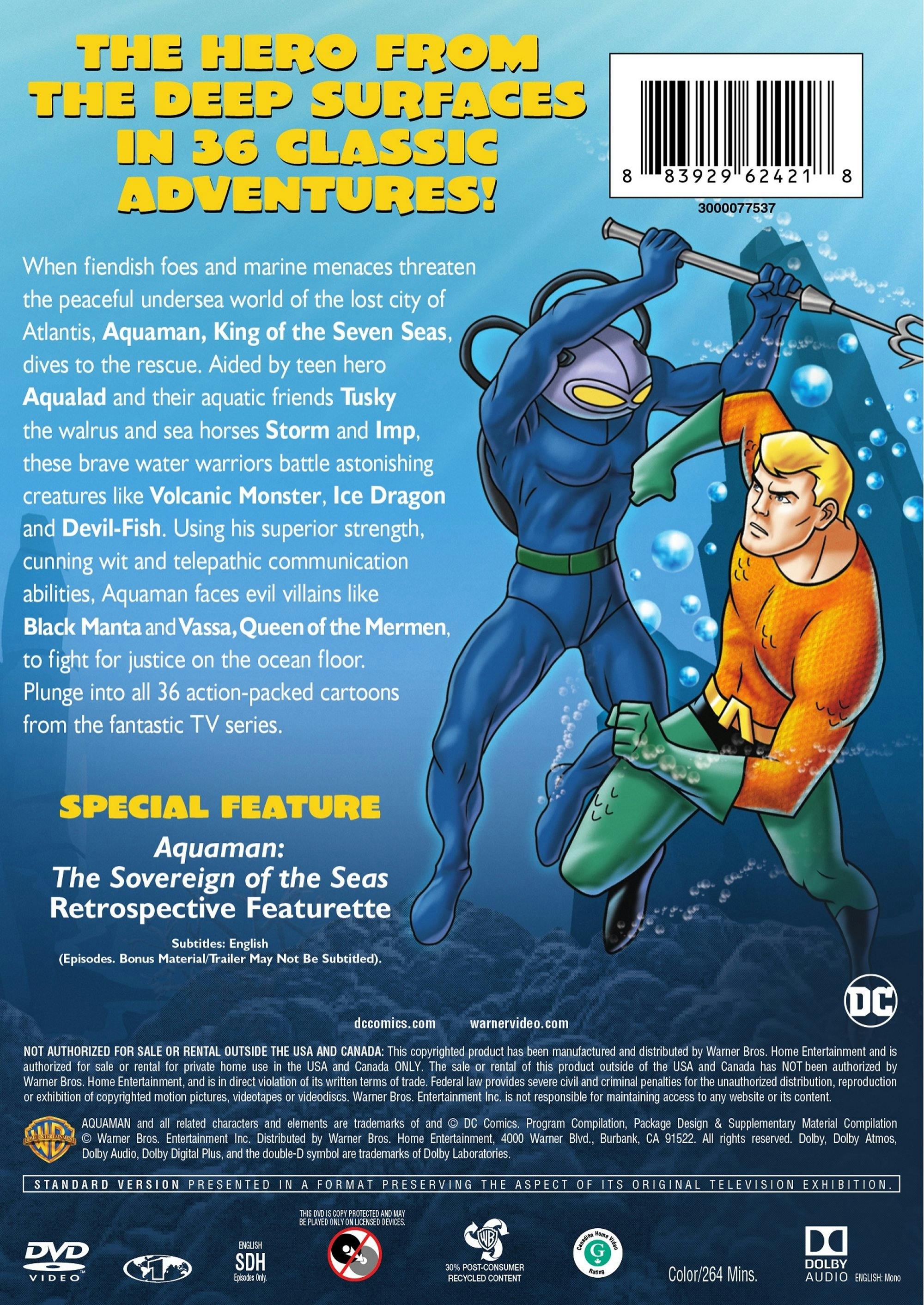 The Adventures of Aquaman: The Complete Collection (DVD New Box Art) [