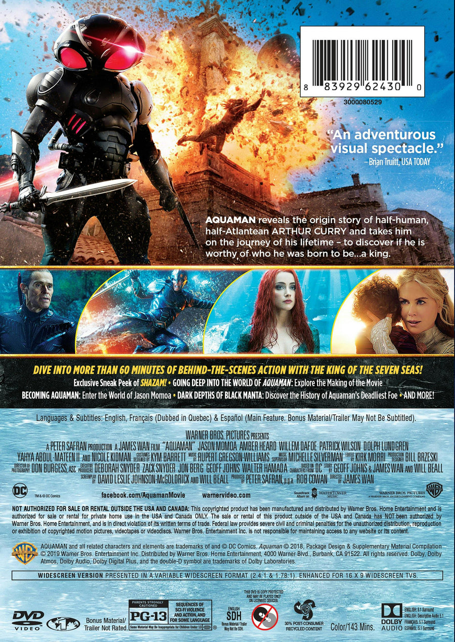 Aquaman (Special Edition) [DVD]