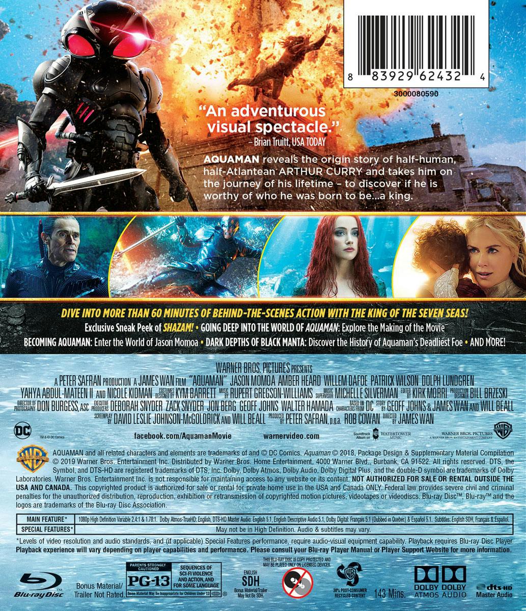 Aquaman [Blu-Ray] – GRUV Entertainment