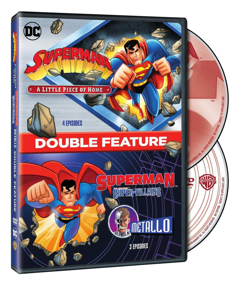 Superman: A Little Piece of Home / Superman Super Villains: Metal (DVD Double Feature) [DVD]