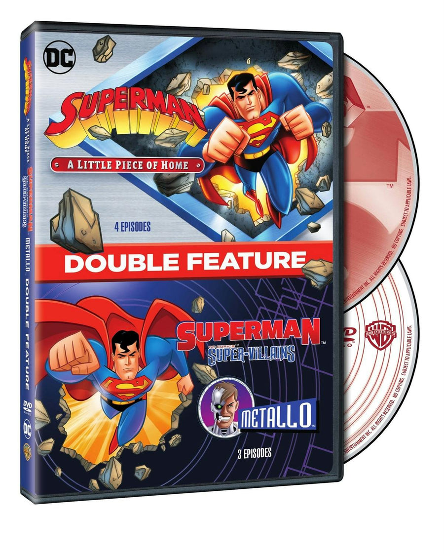 Superman: A Little Piece of Home / Superman Super Villains: Metal (DVD Double Feature) [DVD]