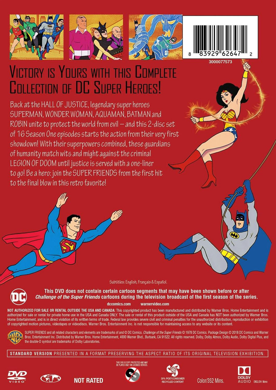 Challenge of the Super Friends: The First Season (DVD New Box Art) [DVD]