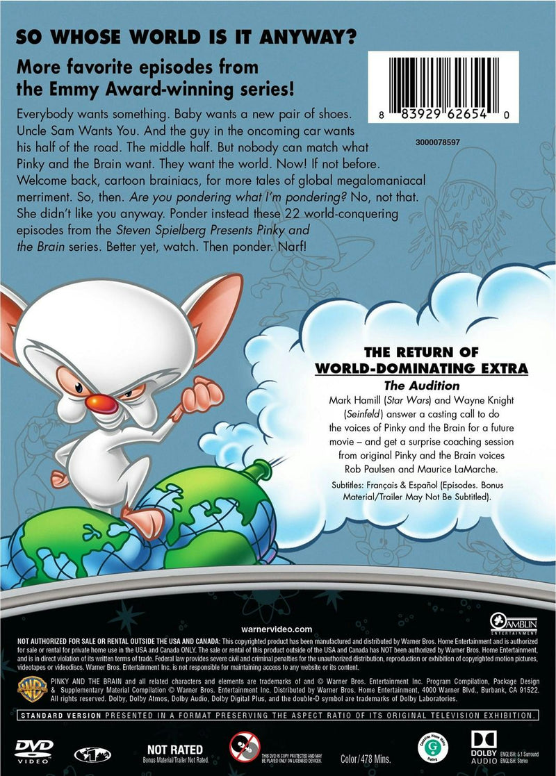 Steven Speilberg Presents: Pinky and The Brain: Season two (DVD New Box Art) [DVD]