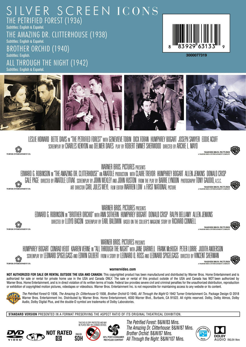Silver Screen Icons: Gangsters - Humphrey Bogart (DVD Set) [DVD]