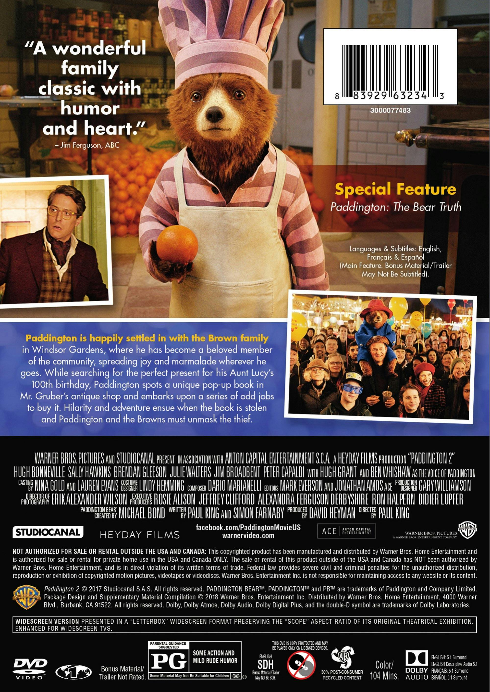 Paddington 2 [DVD] – GRUV Entertainment