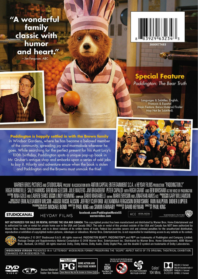 Paddington 2 [DVD]