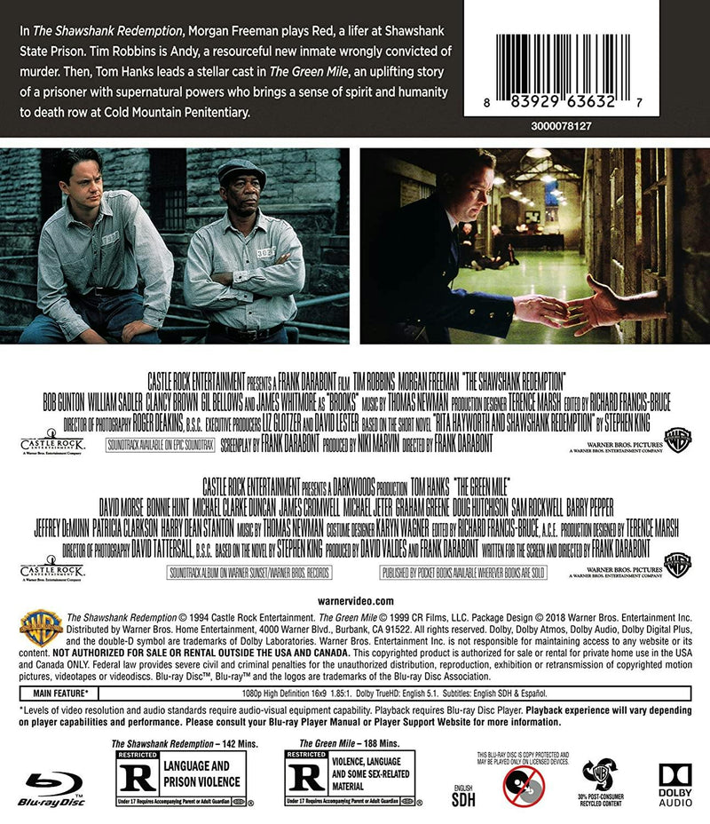 Green Mile / Shawshank Redemption Set [Blu-ray]