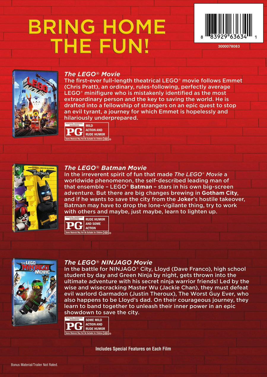 The LEGO Movie Collection (Box Set) [DVD]