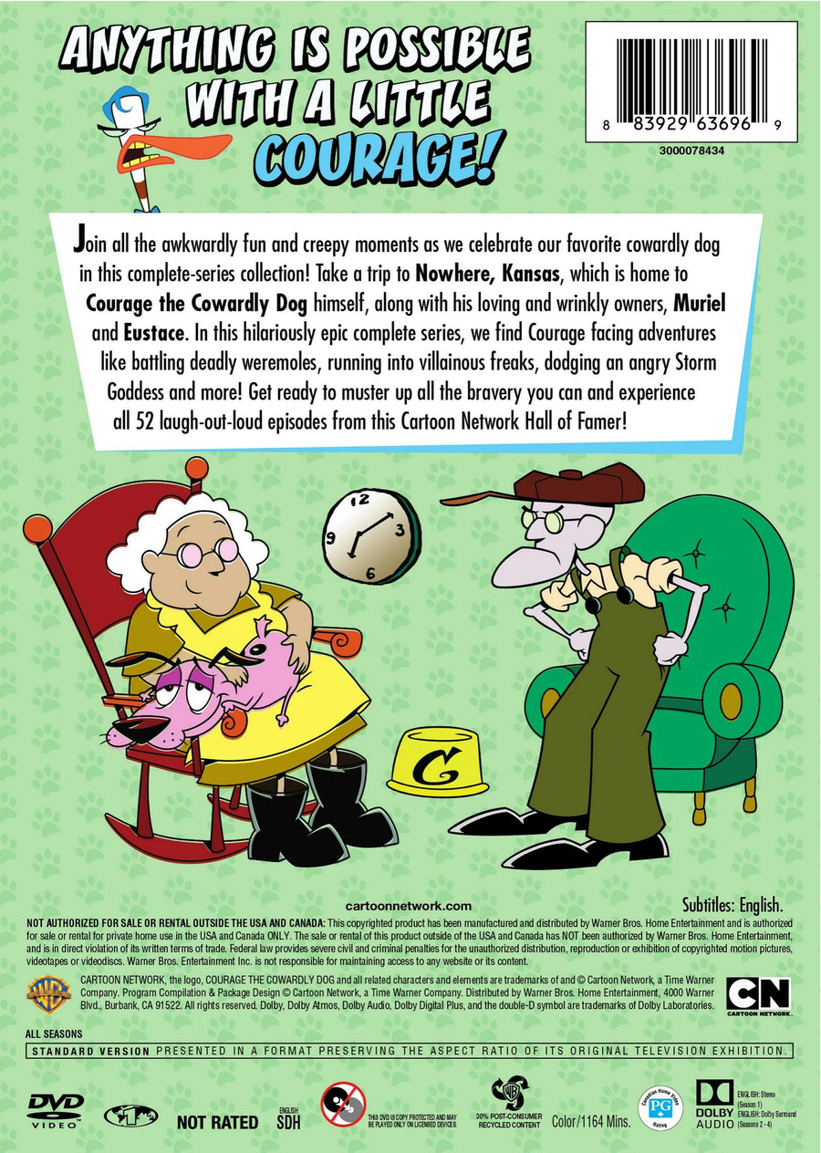 Courage the Cowardly Dog: The Complete Series (Box Set) [DVD]