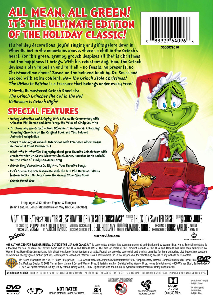 How the Grinch Stole Christmas: Ultimate Edition (Ultimate Edition) [DVD]