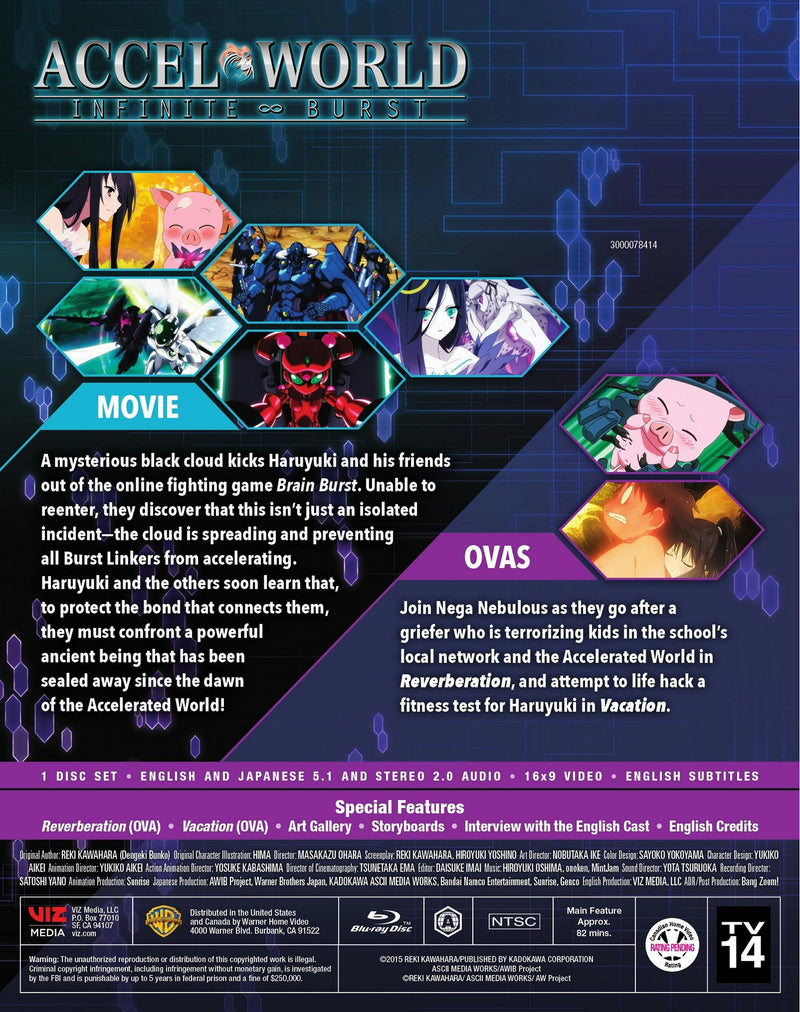 Accel World: Infinite Burst (BD) [Blu-ray]