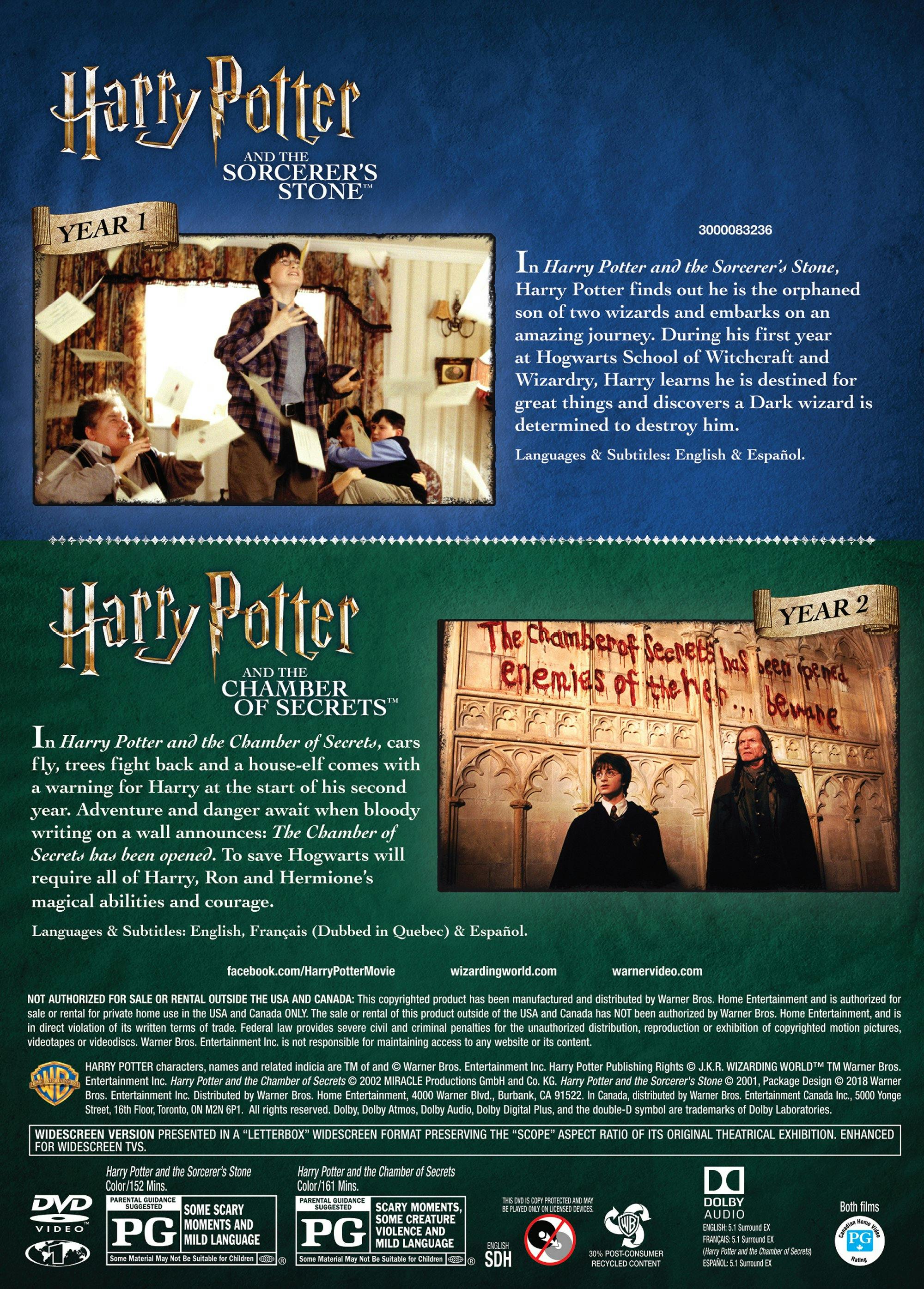 Harry Potter: Years 1 & 2 [DVD] – GRUV Entertainment