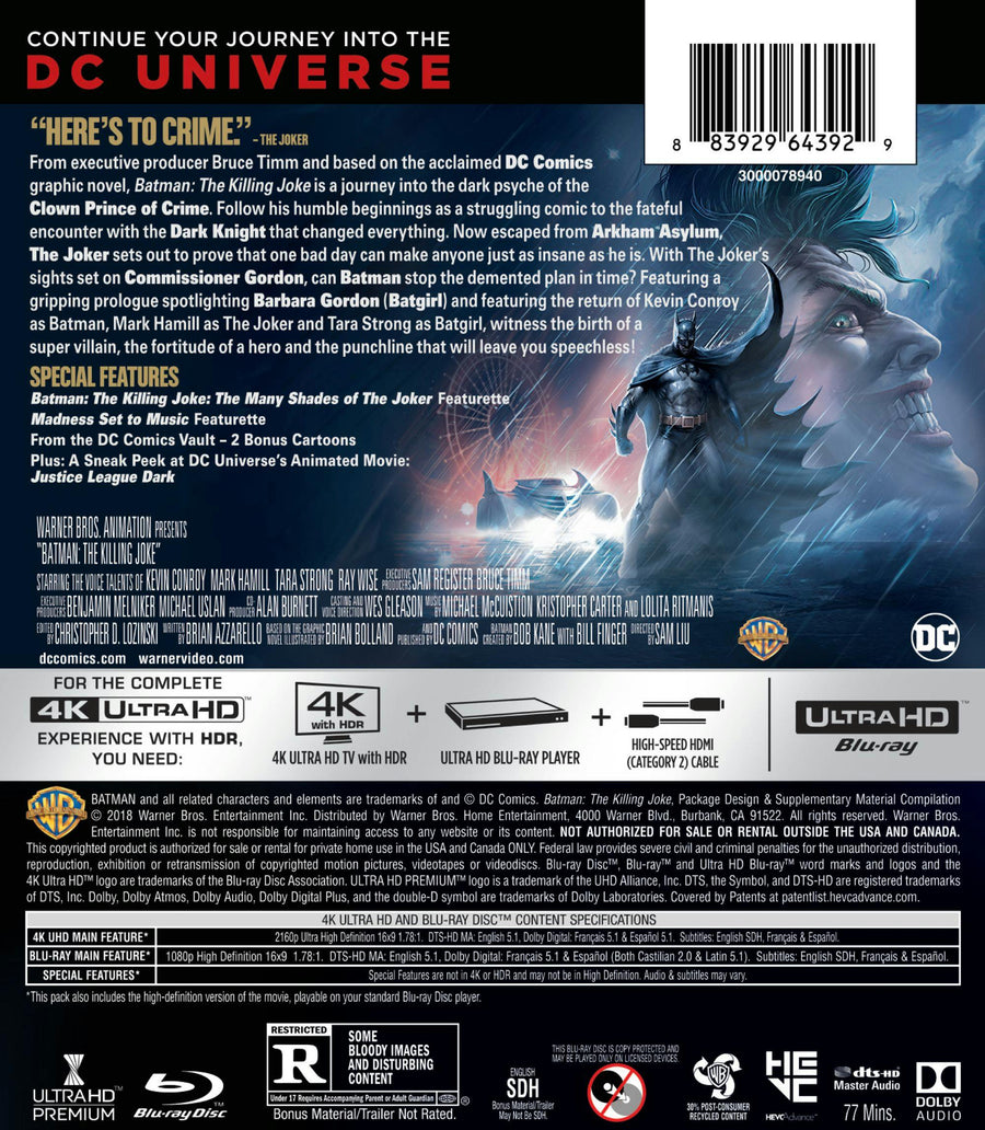 Batman: The Killing Joke [UHD]