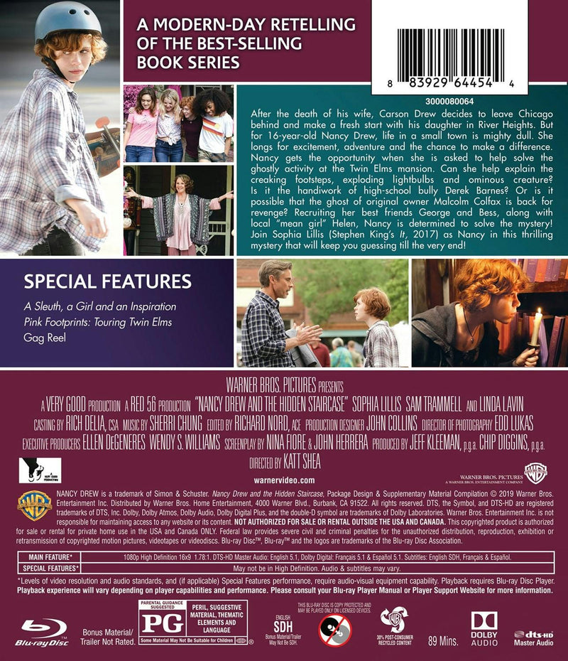 Nancy Drew and The Hidden Staircase [Blu-ray]