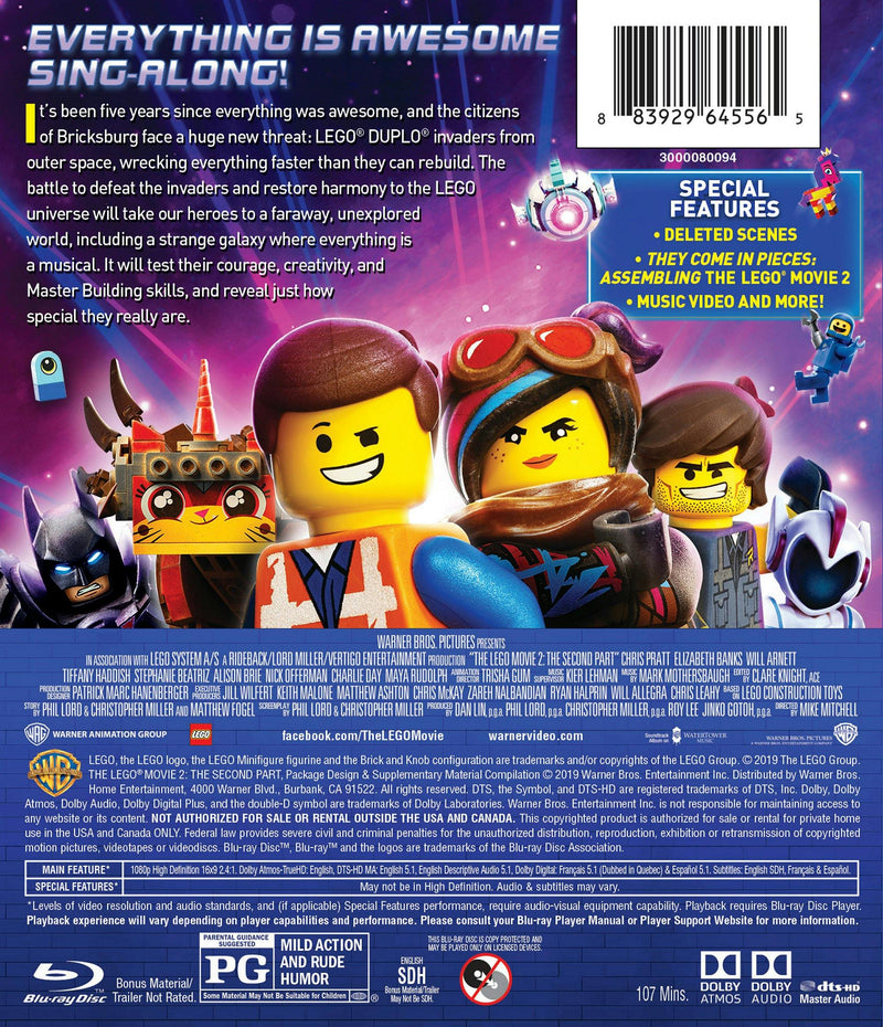 The LEGO Movie 2 [Blu-ray]