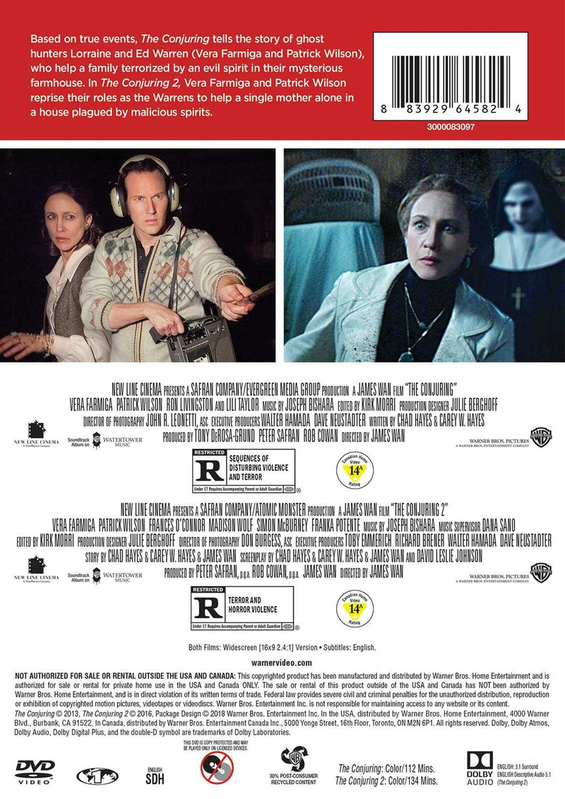 The Conjuring/The Conjuring 2 - The Enfield Case (DVD Double Feature) [DVD]