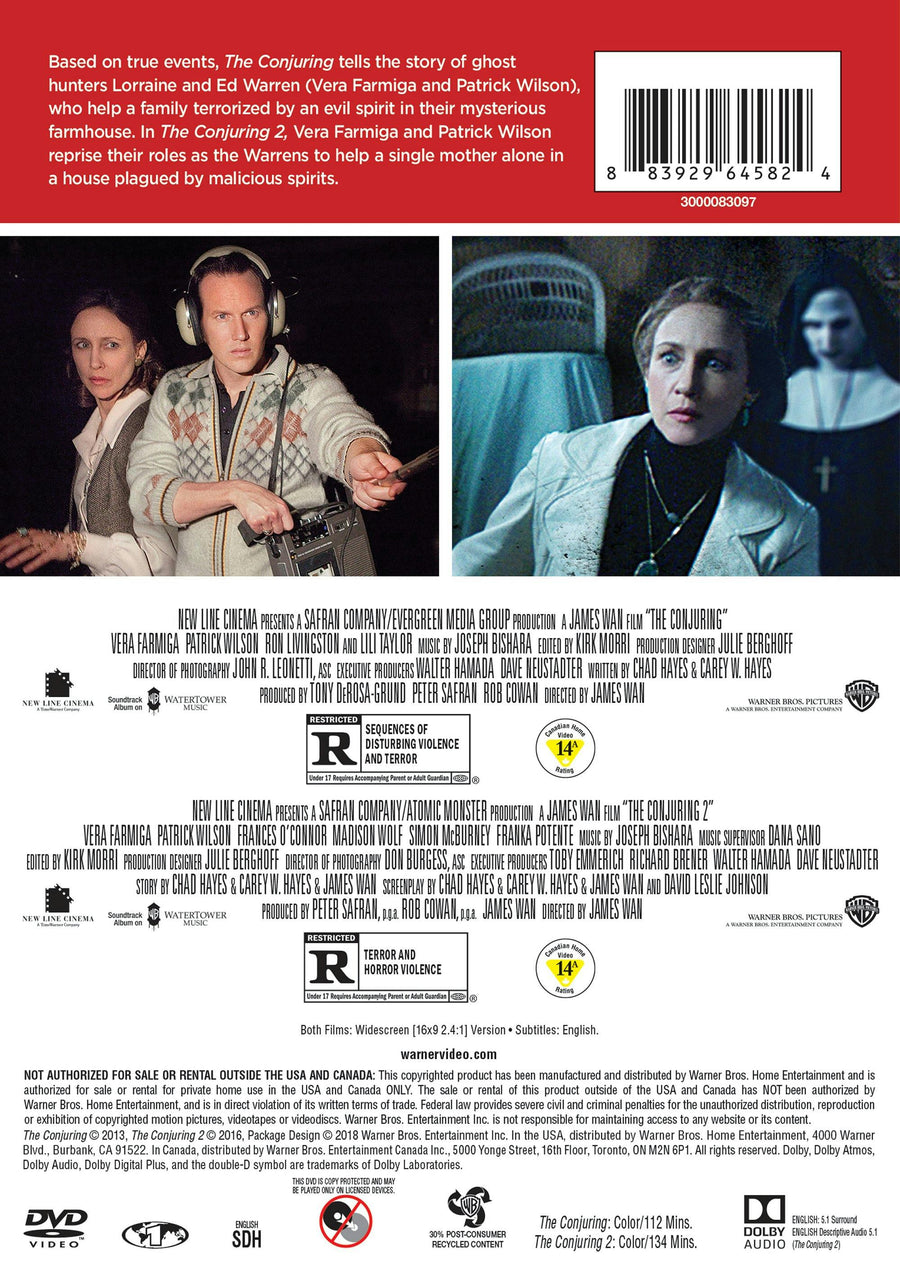 The Conjuring/The Conjuring 2 - The Enfield Case (DVD Double Feature) [DVD]