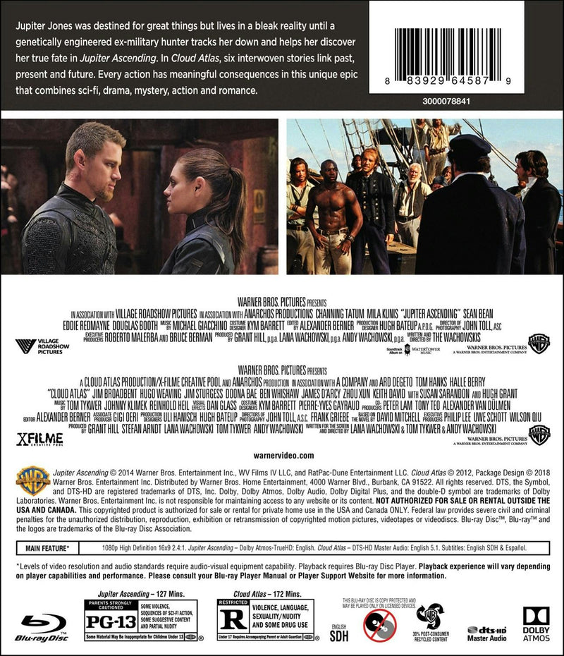Jupiter Ascending/Cloud Atlas (Blu-ray Double Feature) [Blu-ray]