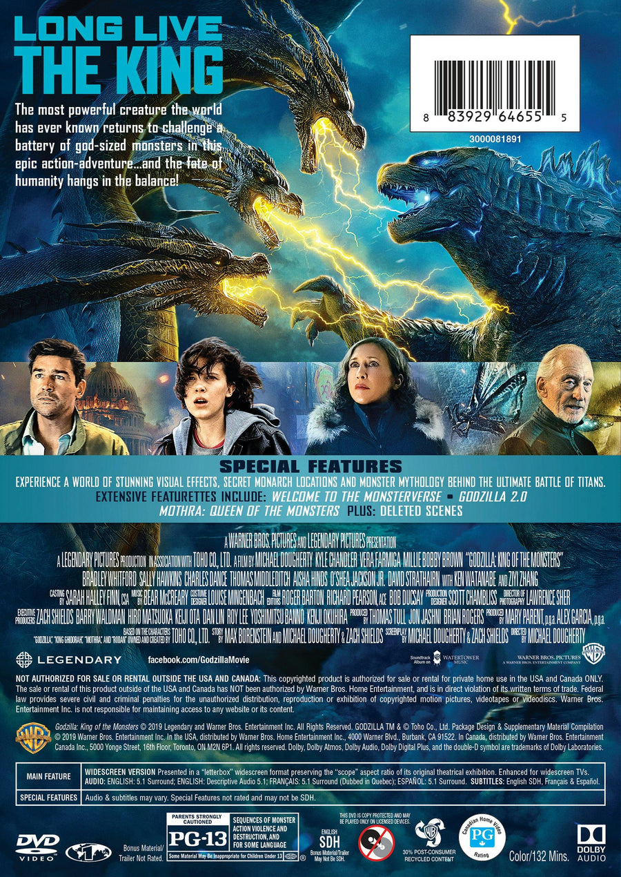 alaska monsters dvd Godzilla