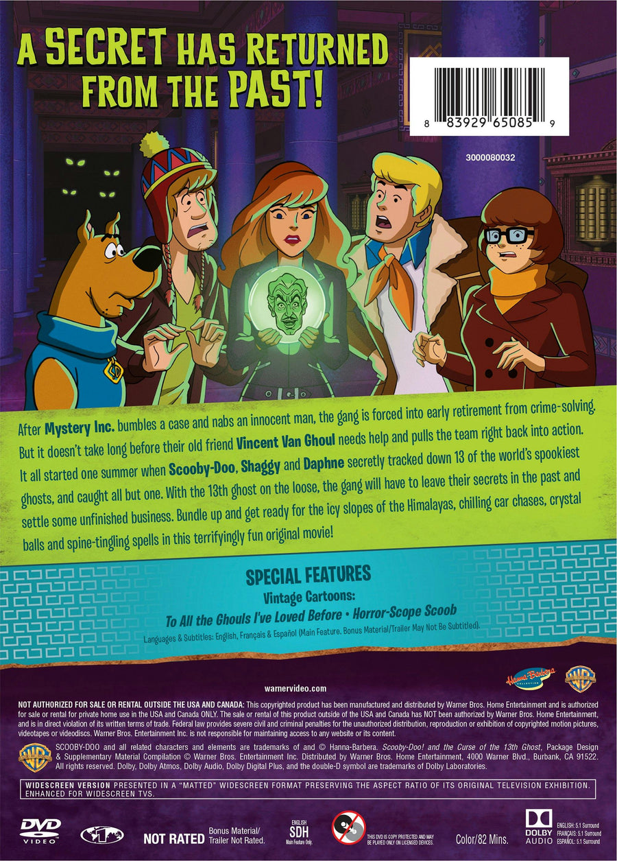 Scooby-Doo! And the Curse of the 13th Ghost [DVD]