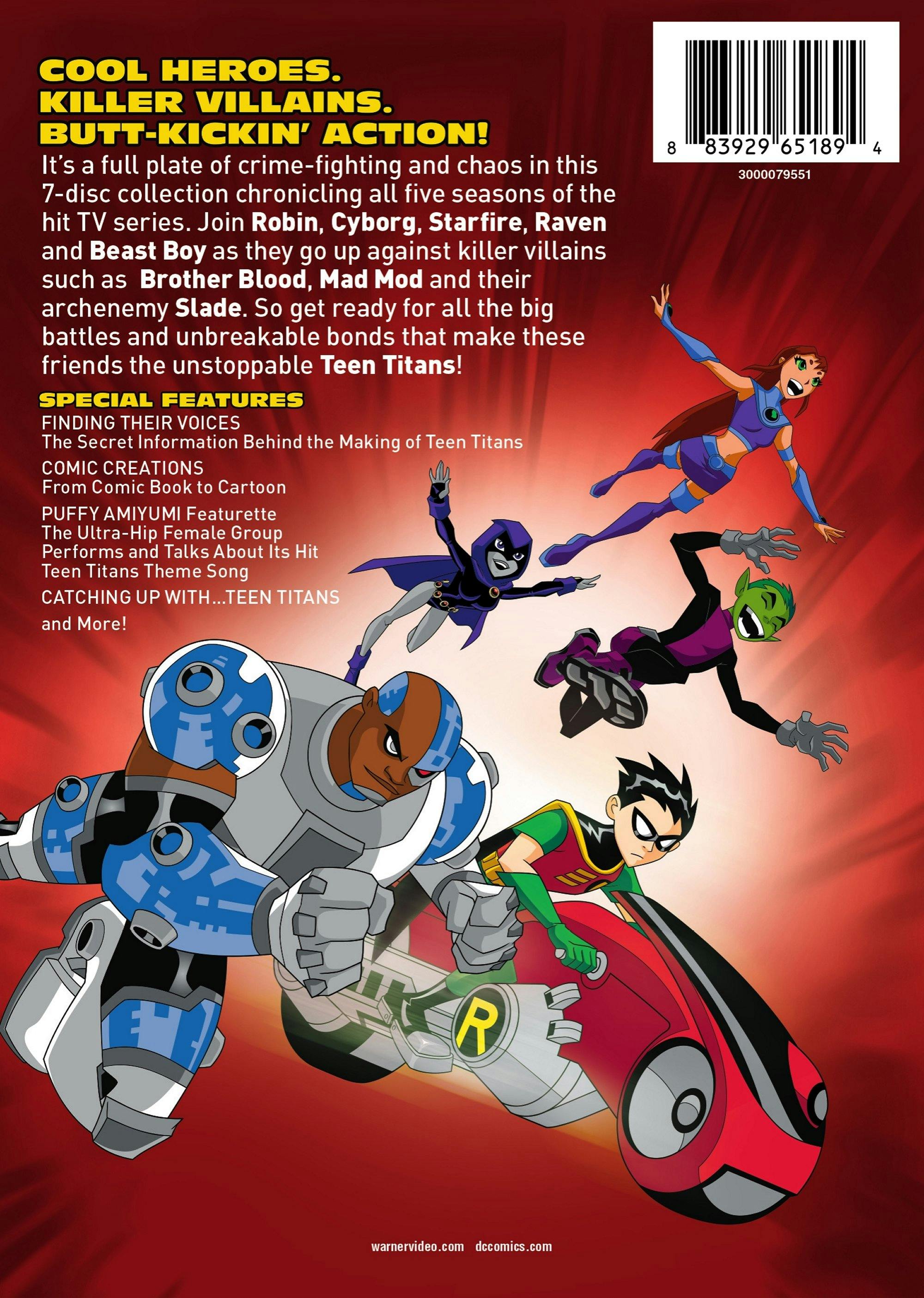 Teen Titans: The Complete Series (Box Set) [DVD] – GRUV Entertainment