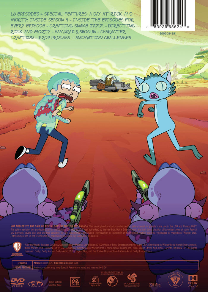 Rick and Morty: Season 4 [DVD]