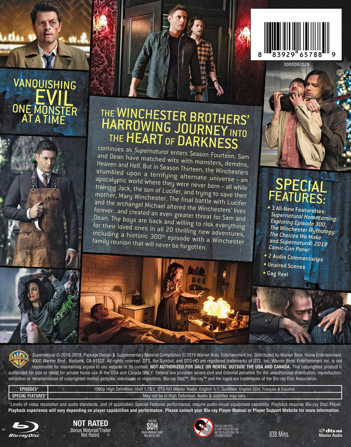 Supernatural: The Complete Fourteenth Season (Box Set) [Blu-ray]
