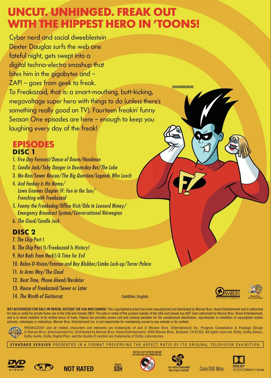 Steven Spielberg Presents Freakazoid!: The Complete First Season [DVD]