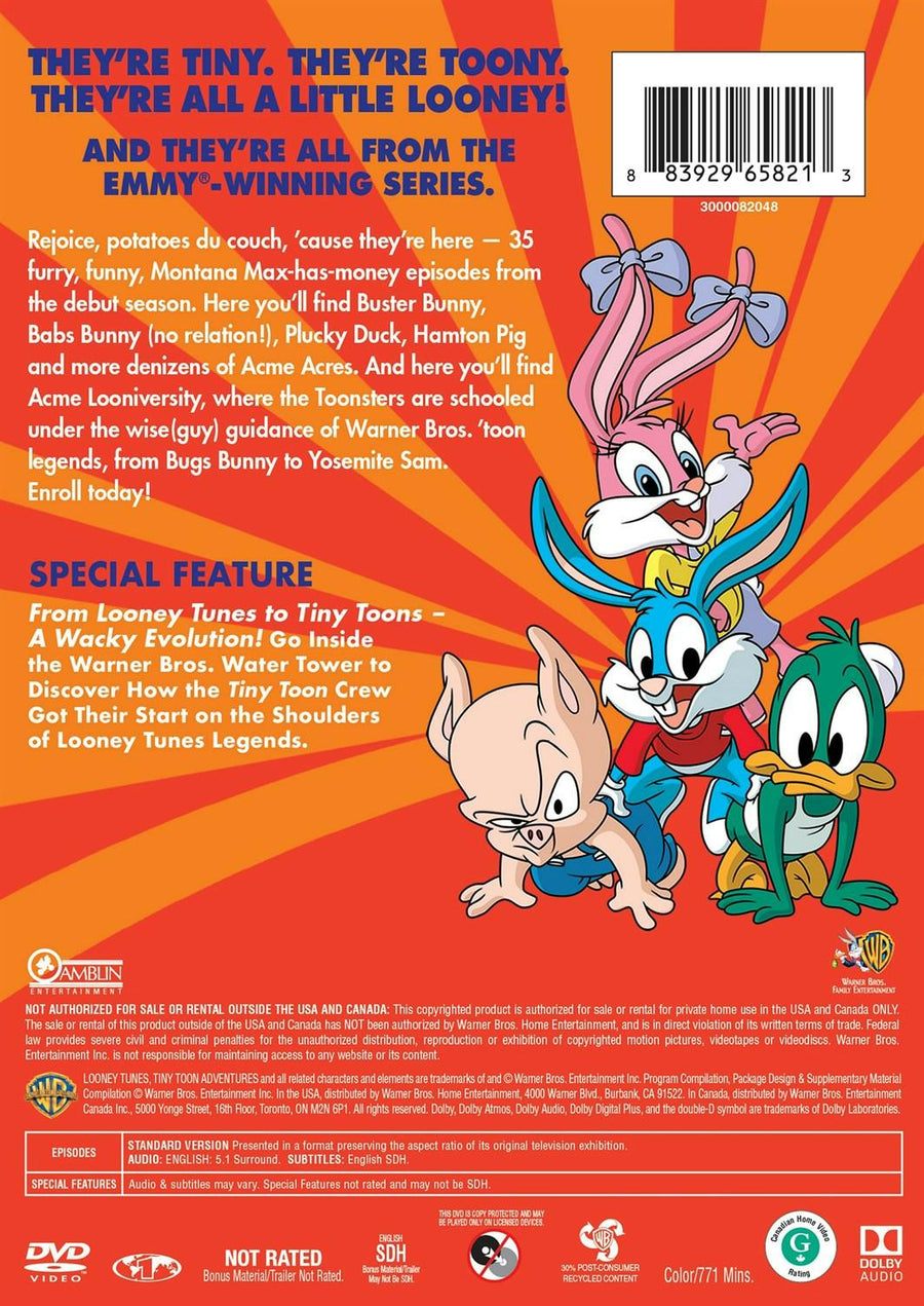 Steven Spielberg Presents: Tiny Toon Adventures: Season one [DVD]