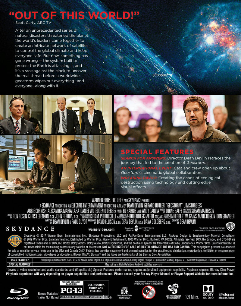 Geostorm [Blu-ray]