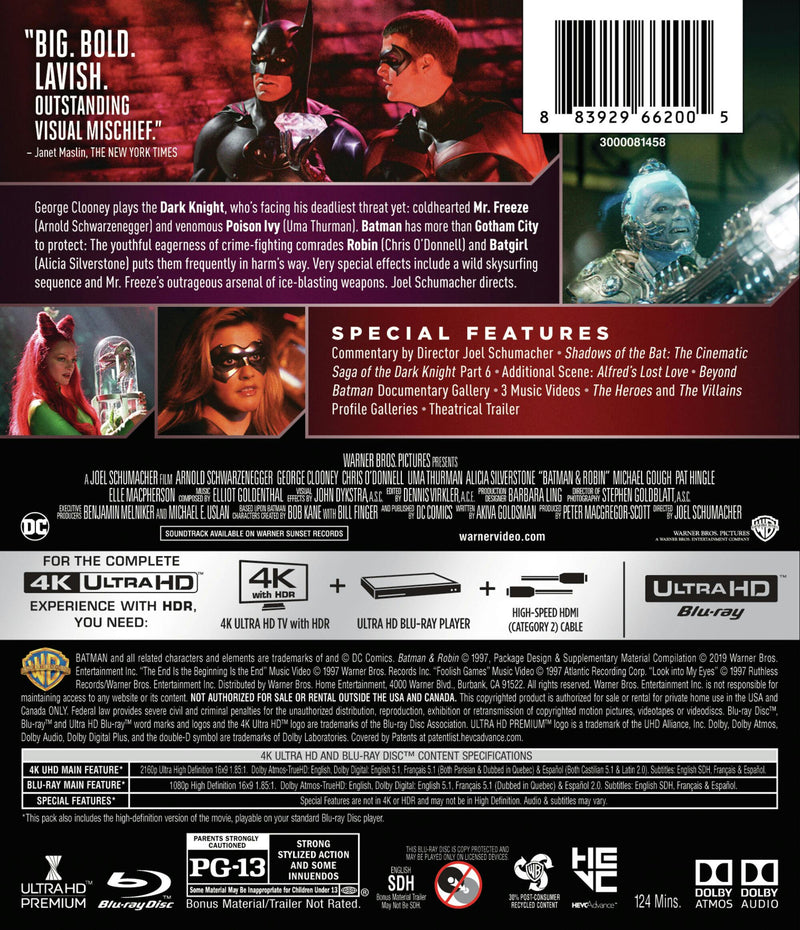 Batman & Robin (4K Ultra HD) [UHD]