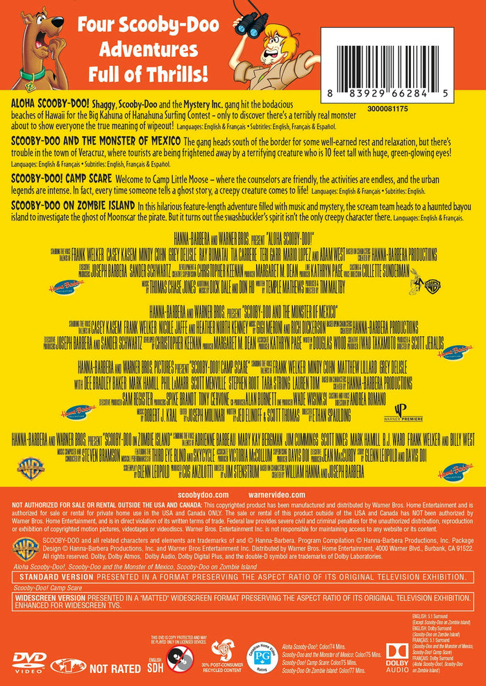Scooby-Doo: Summer Break - 4 Film Collection [DVD]
