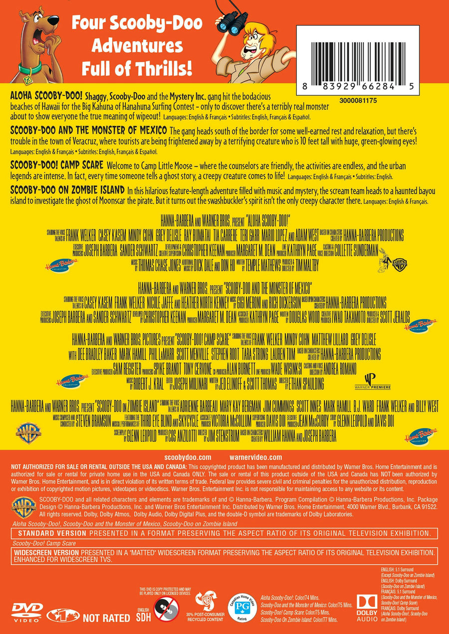 Scooby-Doo: Summer Break - 4 Film Collection [DVD]