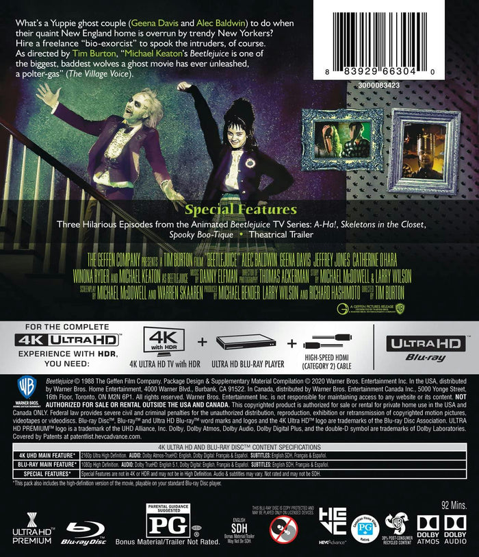 Beetlejuice (4K Ultra HD + Blu-ray) [UHD]
