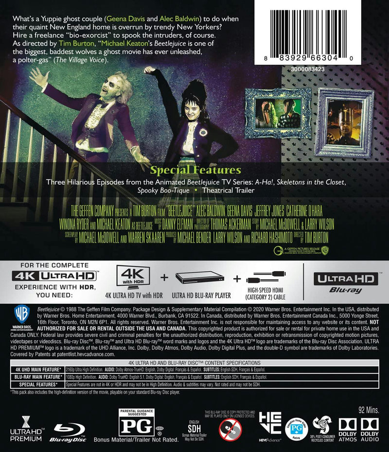 Beetlejuice (4K Ultra HD + Blu-ray) [UHD]