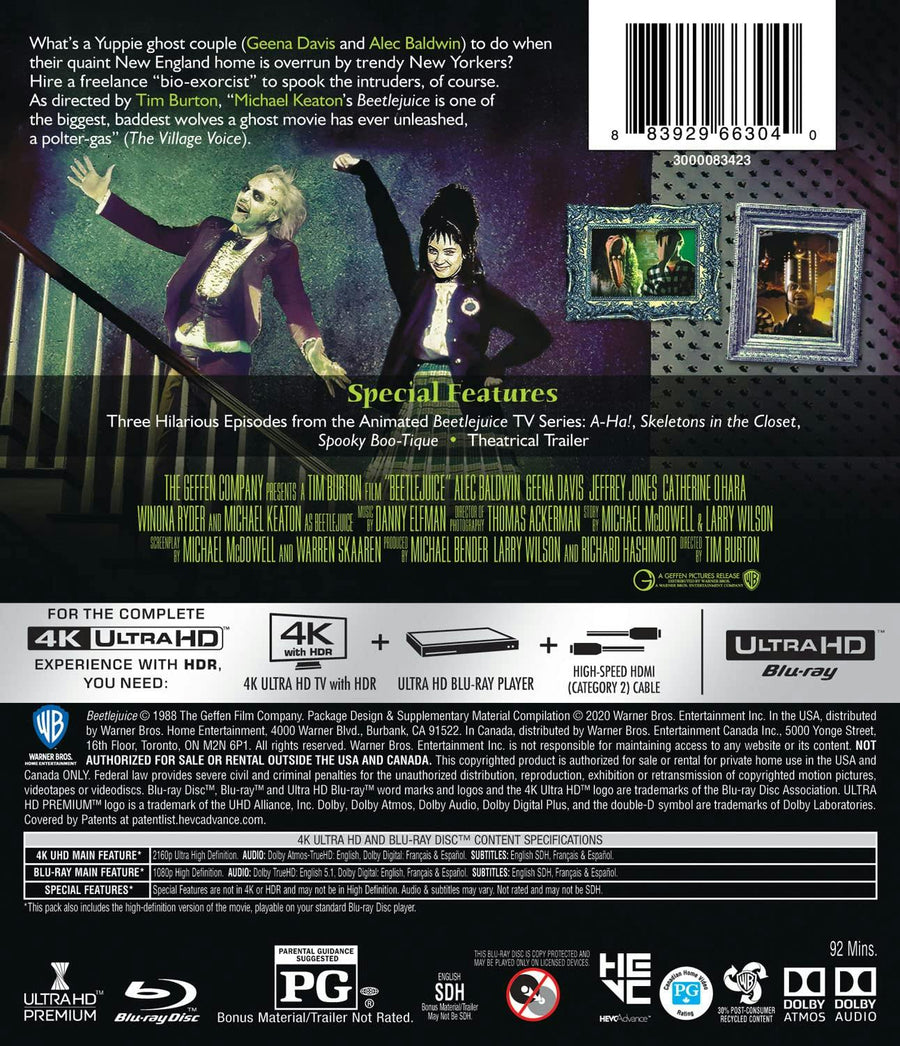 Beetlejuice (4K Ultra HD + Blu-ray) [UHD]