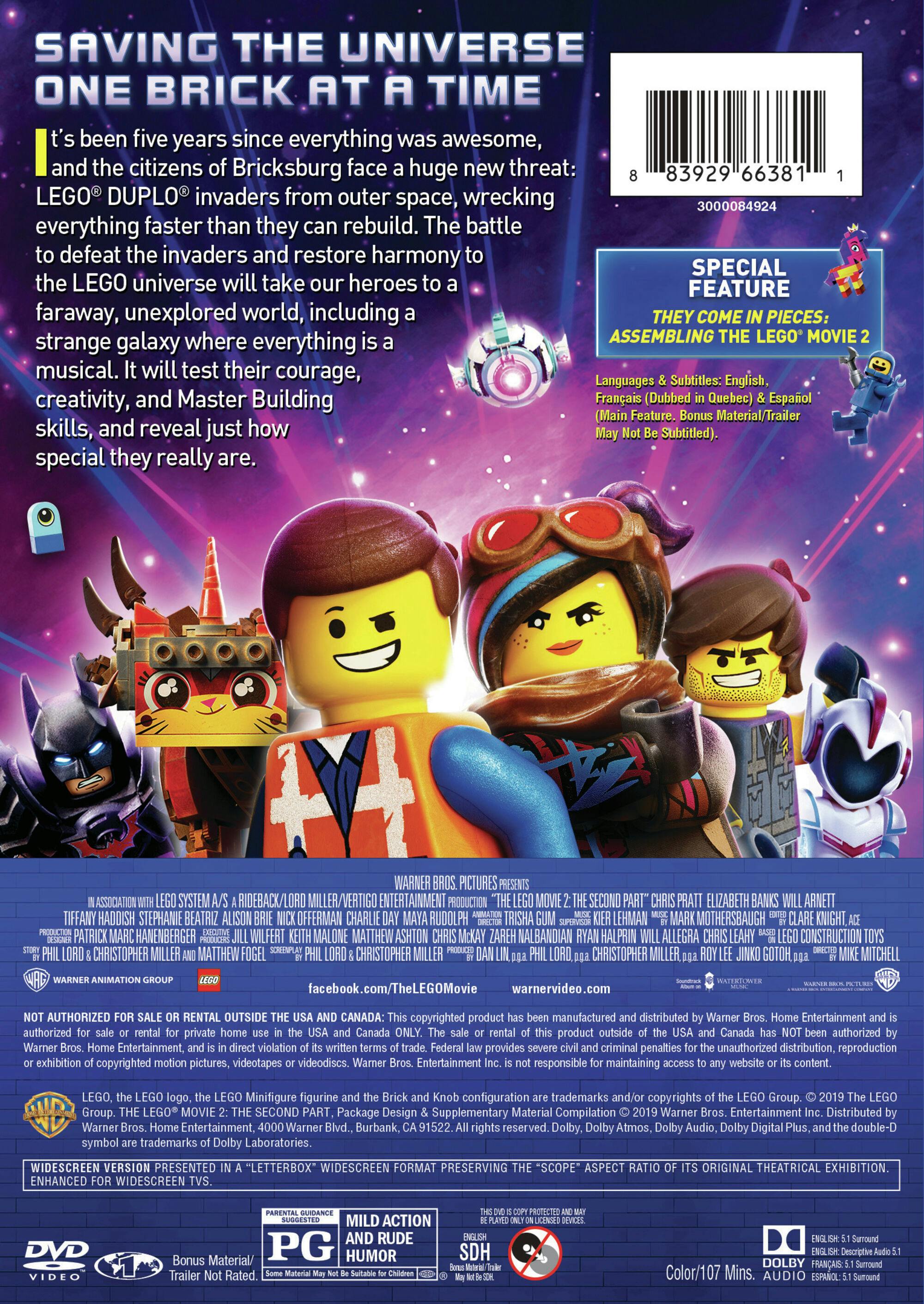 The LEGO Movie 2 [DVD] – GRUV Entertainment