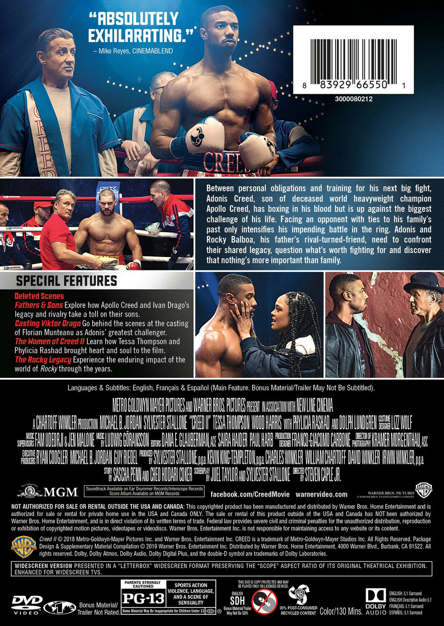 Creed II (Special Edition) [DVD]