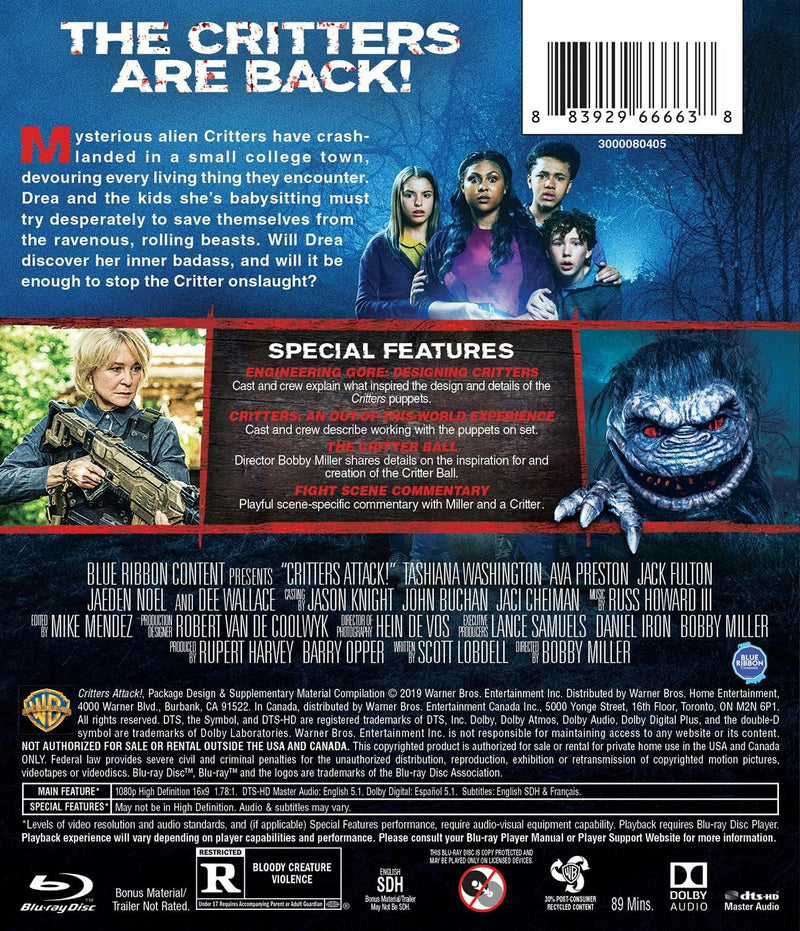 Critters Attack! (Blu-ray + DVD + Digital HD) [Blu-ray]