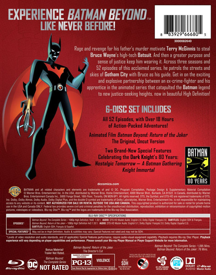 Batman Beyond: The Complete Series (Box Set) [Blu-ray]