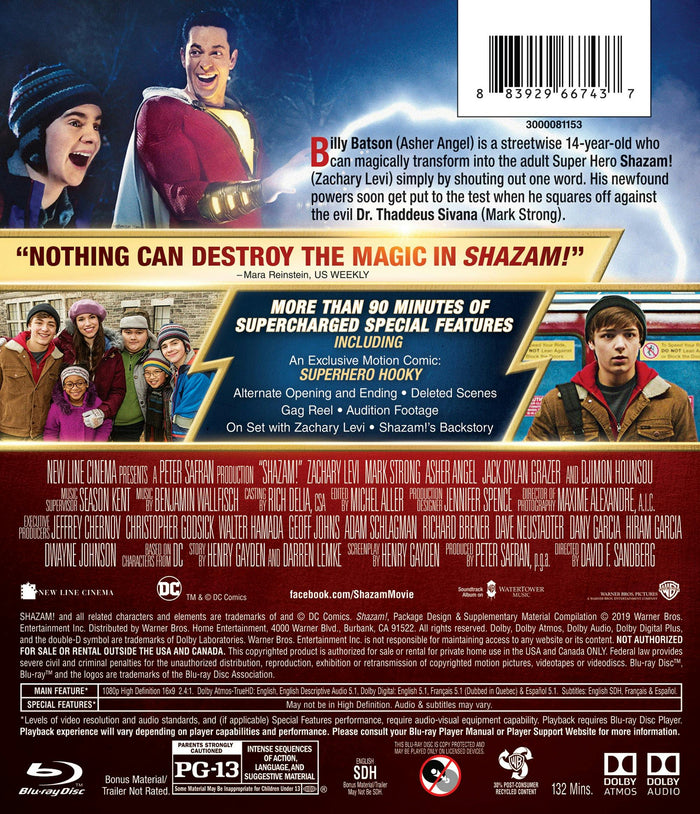 Shazam! [Blu-ray]