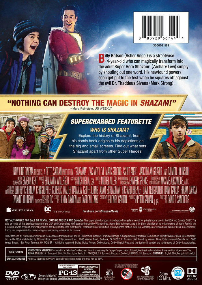 Shazam! [DVD]