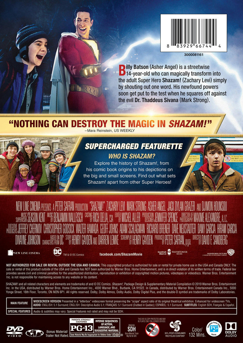 Shazam! [DVD]