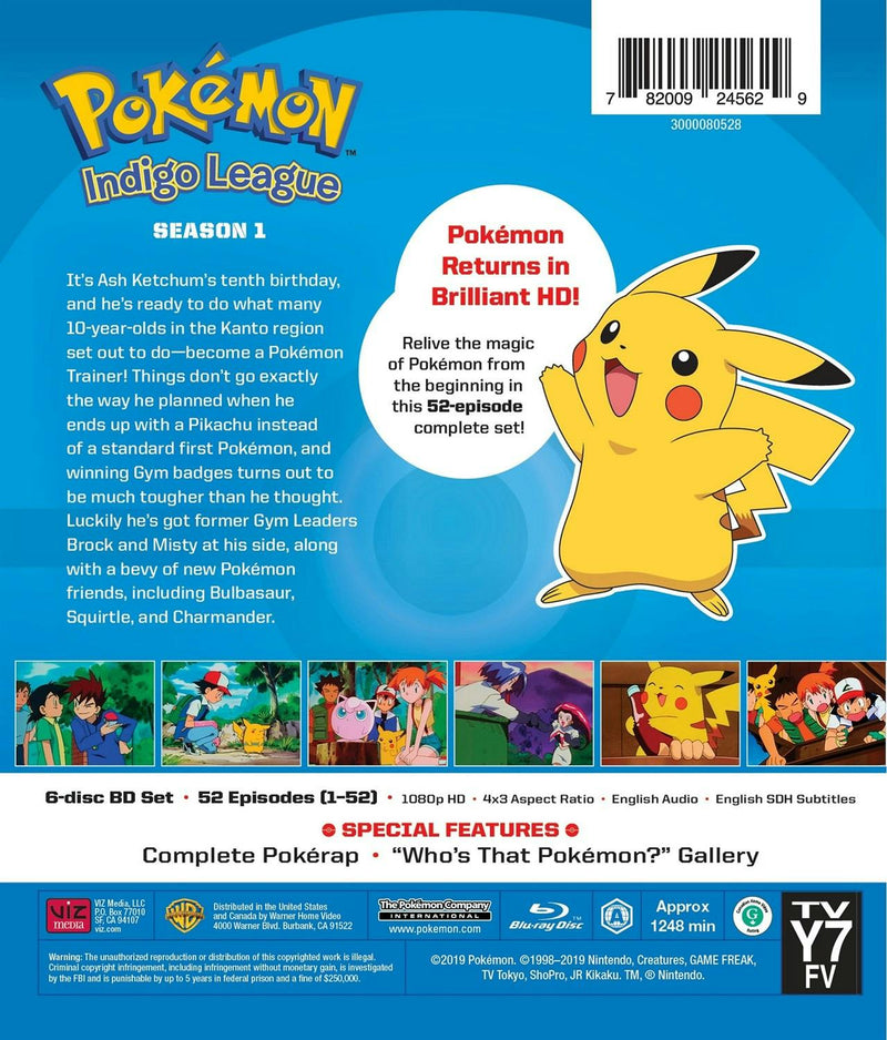 Pokemon: Indigo League - Season 1 Standard Edition [Blu-ray]