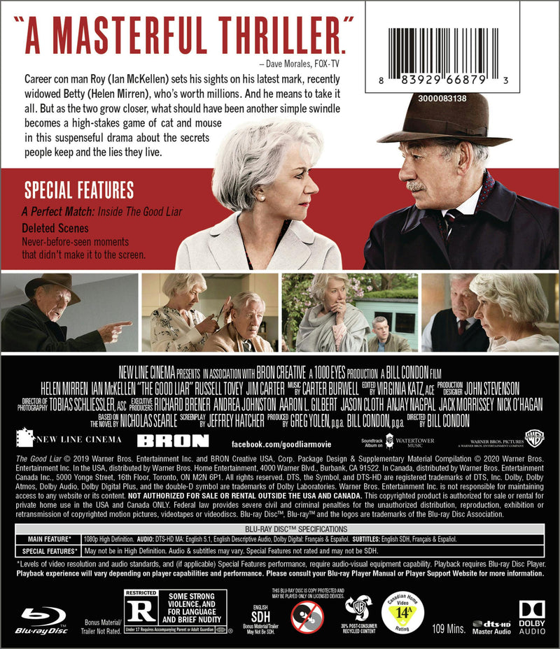 Good Liar, The (Blu-ray) (Blu-ray + Digital Copy) [Blu-ray]