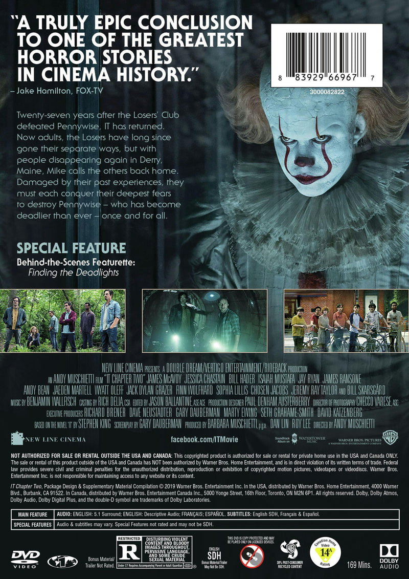 It: Chapter Two [DVD]