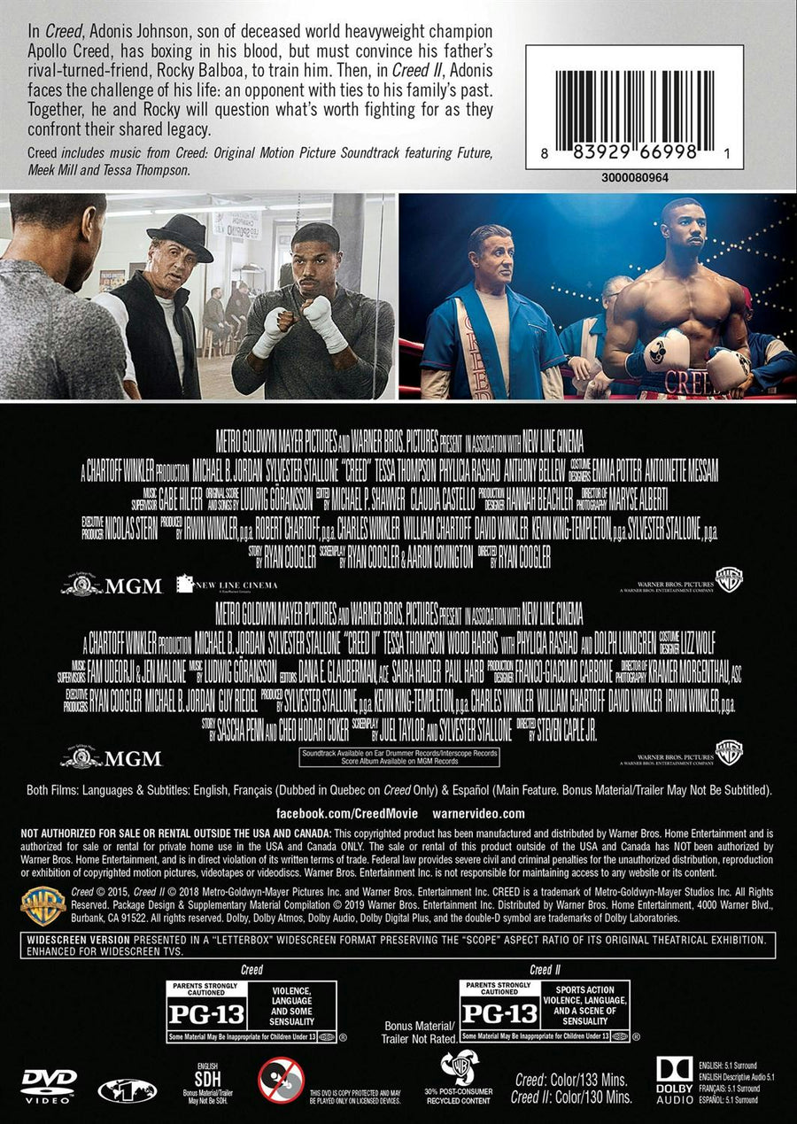 Creed: 2-film Collection (DVD Double Feature) [DVD]