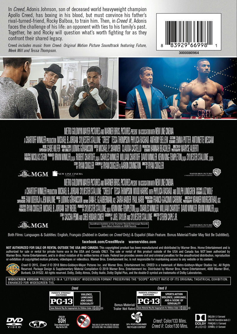 Creed: 2-film Collection (DVD Double Feature) [DVD]